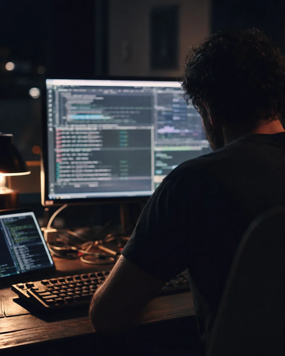 A principal engineer working directly inside a production environment.